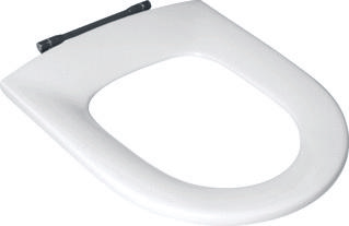 Villeroy & Boch O.novo closetzitting - zonder deksel met doorlopende scharnieren wit 9m636101