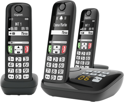 Gigaset A735A Trio DECT-Telefoon Zwart
