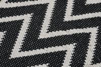 Tapijt DKD Home Decor Zig-zag Tweekleurig Stads (120 x 180 x 1 cm) - thumbnail