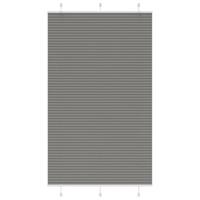 Pliss rolgordijn 115x200 cm stofbreedte 114,4 cm antraciet - thumbnail