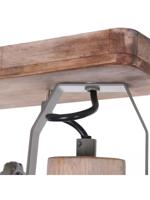 Steinhauer OpbouwspotGearwood 2-lichts groen met houtbruin - 7969G - thumbnail