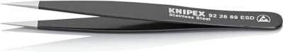 Knipex 92 28 69 ESD Precisiepincet Spits, krachtig 120 mm Knipex 92 28 69 ESD Precisiepincet Spits, krachtig 120 mm