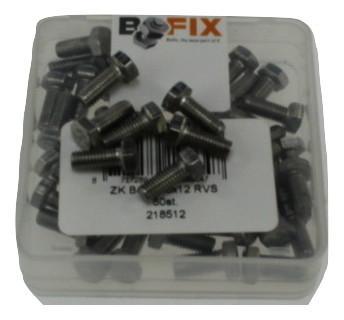 Xtrabike Bout zeskant m5x12 rvs
