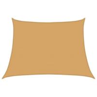 Zonnezeil trapezium 160 g/m 4/5x3 m HDPE lichtgrijs - thumbnail