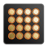 DJ TechTools Midi Fighter Spectra Gold button-controller - thumbnail