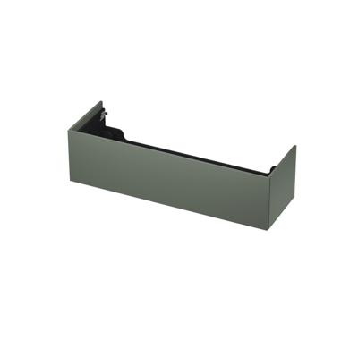 INK - Onderkast 1 Lade Push 2 Open Bestaande Uit - 1400x450x376 Mm - Mat Beton Groen