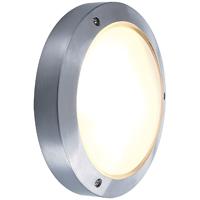SLV buiten wandlamp Bulan - zilvergrijs/glas gesatineerd - thumbnail