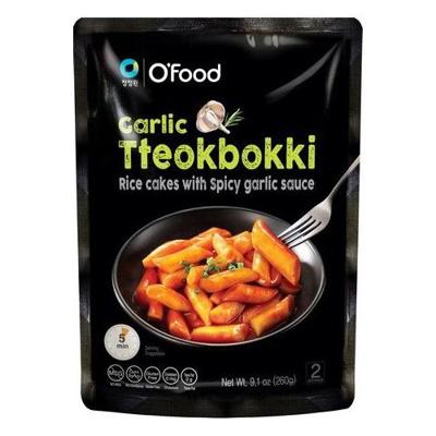 O'food - Knoflook Tteokbokki (Rijstcake) - 260g O'food - Knoflook Tteokbokki (Rijstcake) - 260g