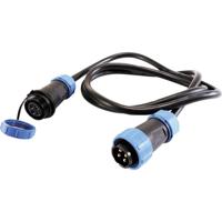 Deko Light 940047 Ronde connector afgewerkt Stekker, recht, Koppeling, recht Totaal aantal polen: 4 1 stuk(s) - thumbnail