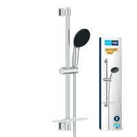 Doucheset met 2-straals douchekop, 60cm staaf, flexibele slang en planchet - GROHE Vitalio Start 110 26952001 - Waterbesparend - Chroom - thumbnail