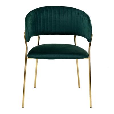 Kare Design Belle stoel armleuningen - fluweel - groen