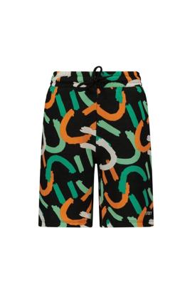 B.Nosy zomer short jongens - zwart AOP - Paul