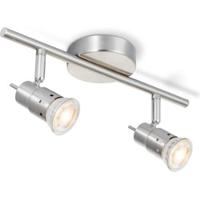 Home sweet home cilindro 2L LED opbouwspot ↔ 32 cm mat staal - thumbnail