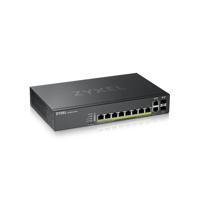 Zyxel GS2220-10HP-EU0101F netwerk-switch Managed L2 Gigabit Ethernet (10/100/1000) Zwart Power over - thumbnail