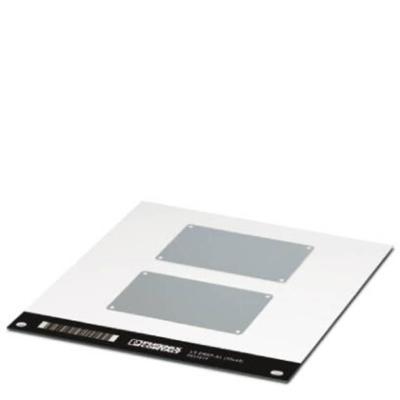 Phoenix Contact 0831619 LS-EMSP-AL (90X60) Apparaatmarkering Montagemethode: Schroeven, Nieten Aluminium Aantal markeringen: 10 5 stuk(s)
