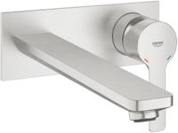 GROHE Lineare New waterbesparende afbouwdeel inbouw wandkraan L-size met uitloop 20.7cm supersteel 23444dc1 - thumbnail