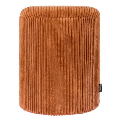 Riverdale Opberg poef Luka rib brique 44cm Riverdale Opberg poef Luka rib brique 44cm