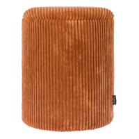Riverdale Opberg poef Luka rib brique 44cm - thumbnail