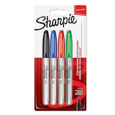Viltstift sharpie f 4st assorti