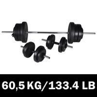Barbell- en dumbbellset 60,5 kg - thumbnail