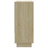 Dressoir 97x31x75 cm spaanplaat sonoma eikenkleurig - thumbnail