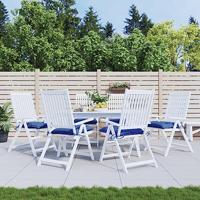 VidaXL Palletkussens 6 st 50x50x7 cm oxford stof blauw - thumbnail