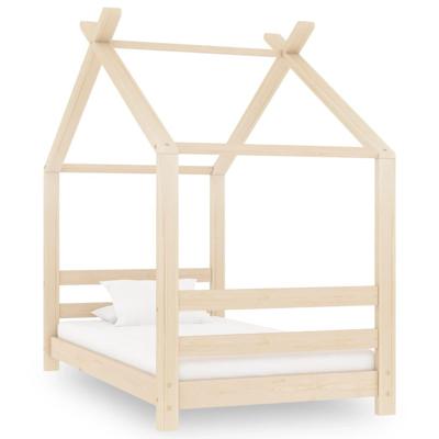 Kinderbedframe massief grenenhout 70x140 cm Kinderbedframe massief grenenhout 70x140 cm