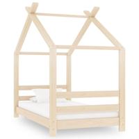 Kinderbedframe massief grenenhout 70x140 cm - thumbnail