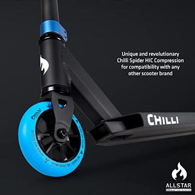 Chilli Pro Scooter BASE / ROCKY Universeel Stuntstep Zwart, Blauw