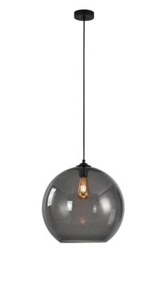 Artdelight PlafondlampMarino grijs glas Ø 40cm - PL MARINO-40 GR