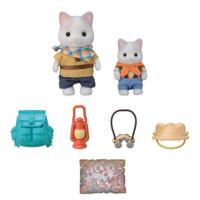 Playset Sylvanian Families Son and Baby Cat Latte - Secret Forest Adventure - thumbnail