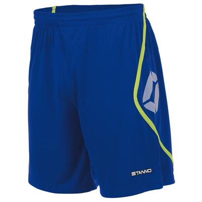 Stanno 420117 Pisa Short - Deep Blue-Neon Yellow - S