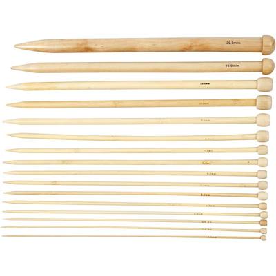 Creativ Company Breinaalden, l: 35 cm, afm 2,5-20 mm, 16 paar/ 1 doos