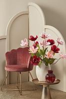 Mica Decorations vaas keramiek saul 25x15.5x42cm creme - thumbnail