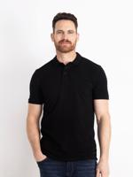 Petrol Industries Heren Essential Polo Zwart - S - thumbnail