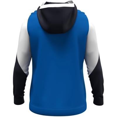 JAKO 6770 Sweater Met Kap Dynamic - Royal/Wit/Marine - M