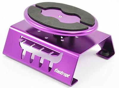 Fastrax aluminium auto standaard, roterend - Paars