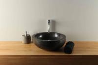 Waskom natuursteen hardsteen 40 cm BE-006zk - thumbnail