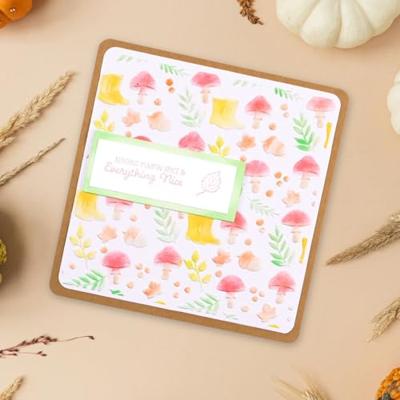 Vaessen Creative • embossing folder herfstfiguren 15x15cm 1st.