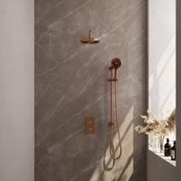 Copper Carving thermostatische inbouw regendouche SET 21 - thumbnail