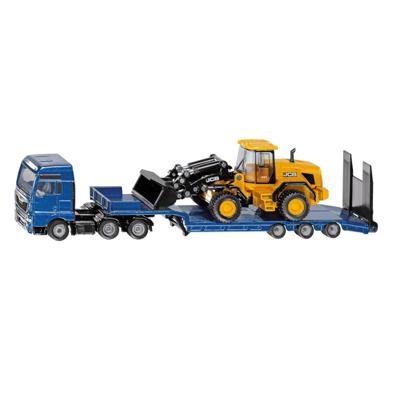 Siku MAN LKW vrachtwagen met JCB op trailer 1790