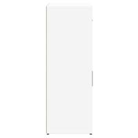 Dressoir 60x30x84 cm bewerkt hout wit - thumbnail