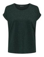 Only Onlmoster Glitter S/s Top Noos Jrs T-shirt Korte Mouw Scarab - thumbnail