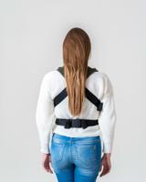 ByKay Click Carrier Classic draagzak ribfluweel Moss Green - thumbnail