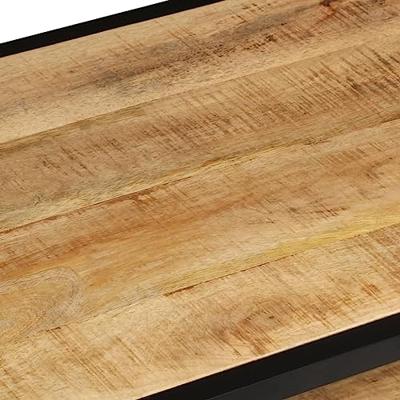 Salontafel 90x45x35 cm massief ruw mangohout