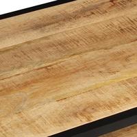Salontafel 90x45x35 cm massief ruw mangohout - thumbnail