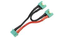 Y-kabel serieel MPX, silicone kabel 14awg 12cm (1st) - thumbnail