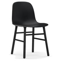 Normann Copenhagen Form eetkamerstoel Black vierpoot zwart eikenhout - thumbnail