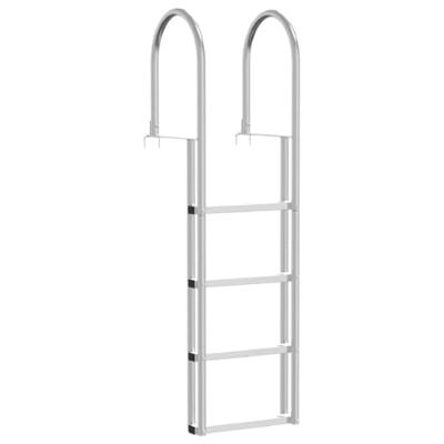 xl Dock ladder Zilver 45 x 11.5 x 162 cm Aluminium