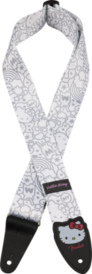Fender Hello Kitty White Poly Strap